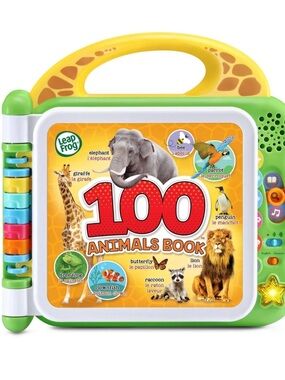 LeapFrog 100 Animals Book Interactive Take-Along Word Book Toy English & French